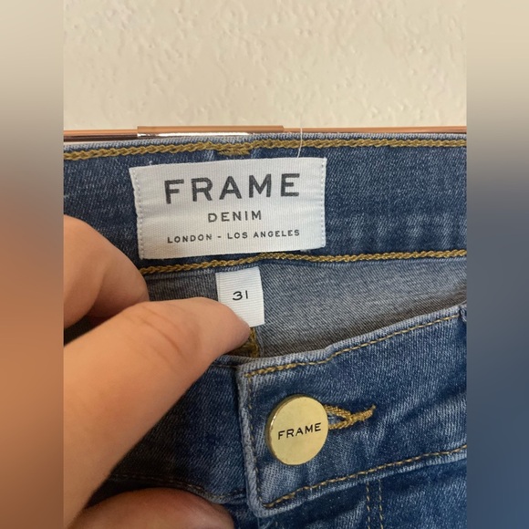 Frame Denim Skinny Jean in Kenwood Blue - Picture 6 of 9